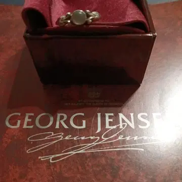 새상품급 Georg Jensen 문스톤 반지 약 11호