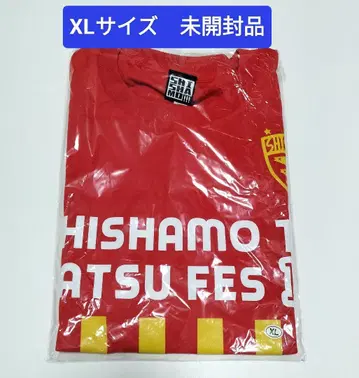 SHISHAMO와 여름 페스티벌 T셔츠 16 레드 XL 사이즈 미개봉품