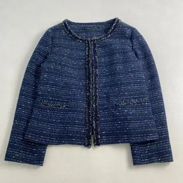 새상품급 그린 라벨 릴랙싱 노카라 자켓 XL 2XL 상당 다크 네이비