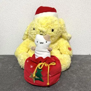 산리오 폼폼푸딩 머핀 크리스마스 산타클로스 봉제 인형