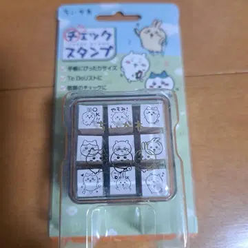 치이카와 (먼작귀) 체크 스탬프 도장 하치와레 토끼