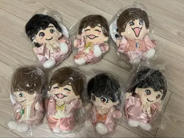 나니와단시 봉제 인형 7체 세트