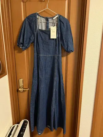 ZARA 데님 롱 드레스 XS 사이즈 원피스