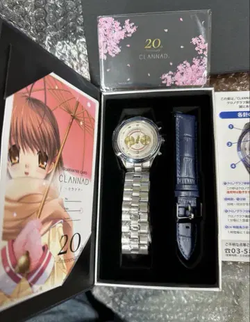 CLANNAD 기억 다이얼 크로노그래프 시계 20주년 기념