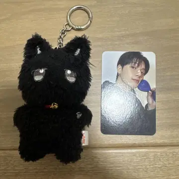 우요냥 우영 미니 봉제 인형 키링 트레이딩 카드 에이티즈 ATEEZ