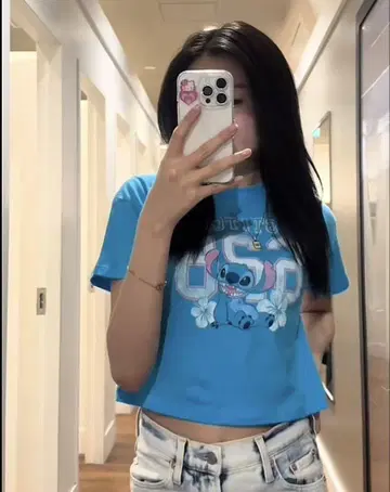 GAP 스티치 티셔츠