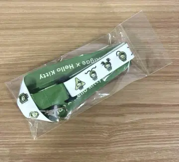 미사용 오사카 간사이 만국박람회 일본관 헬로키티 algae 조류 스트랩