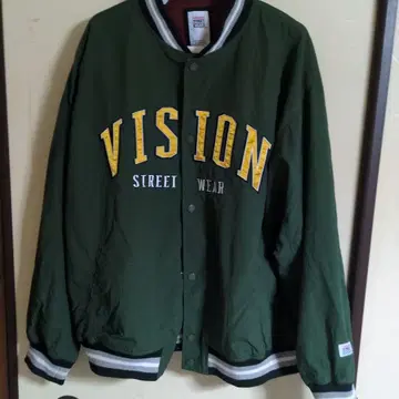 VISION STREET WEAR 나일론 자켓 그린