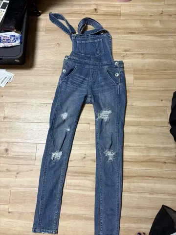 GYDA 데미지 가공 데님 살로펫