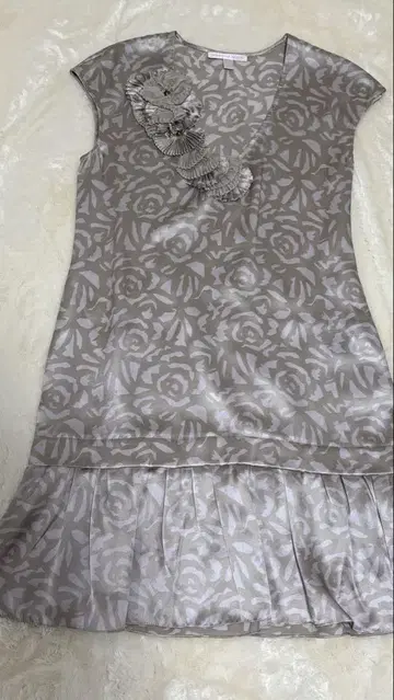 레베카 테일러 실크 로즈 원피스