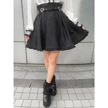 ROJITA 하트 버클 스커트