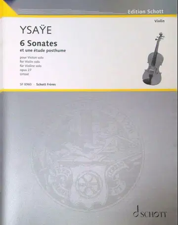E. 이자이/ 바이올린 솔로를 위한 6개의 소나타 op.27 / 샷 사