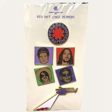 Red Hot Chili Peppers 6점 핀 배지 세트
