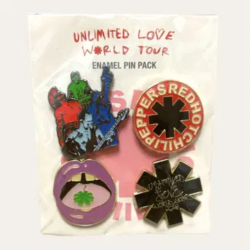 Red Hot Chili Peppers 핀 배지 4세트