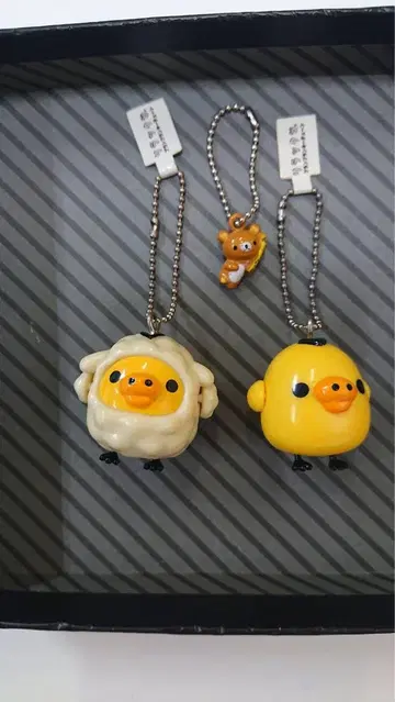 리락쿠마 블랑블랑 키체인 키이로이토리 레어
