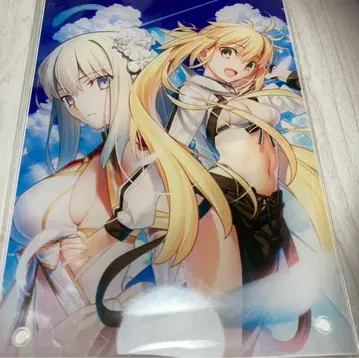 FGO 10주년 기념 패미통 혜택 아크릴 플레이트 모르간 알트리아