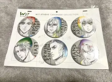 새상품 진격의 거인 WIT STUDIO 캔뱃지 컬렉션 Season 3