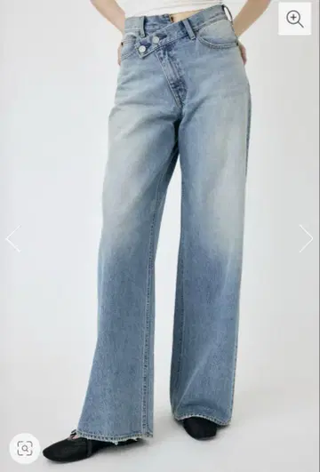 MOUSSY CROSS WAIST WIDE STRAIGHT