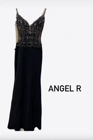 Angel R 엔젤알 롱 드레스 블랙