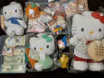 산리오 키티 봉제 인형 마스코트 스트랩 스퀴즈 등