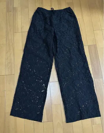 ZARA 자라 레이스 와이드 팬츠 XS