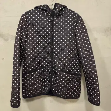 SMOCK SHOP 도트 퀼팅 자켓 도트 다운