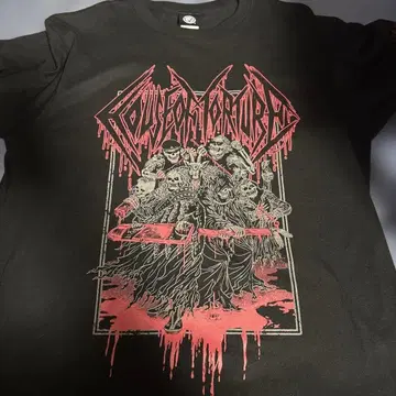 새상품 신일본 프로레슬링 HOUSE OF TORTURE T셔츠 블랙 L
