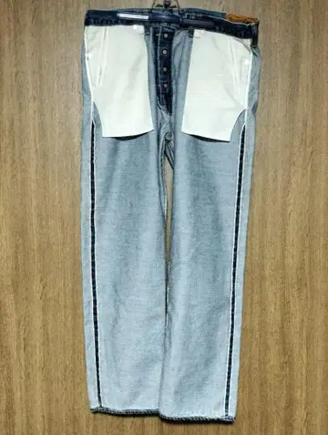 HEADGOONIE 청바지 뒤집어 인사이드 아웃 데님 팬츠