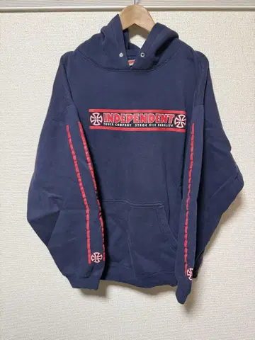 90년대 INDEPENDENT 네이비 후드티 M