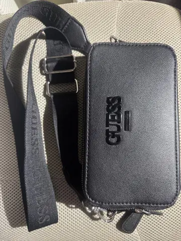 GUESS 숄더백 남성용 여성용 블랙