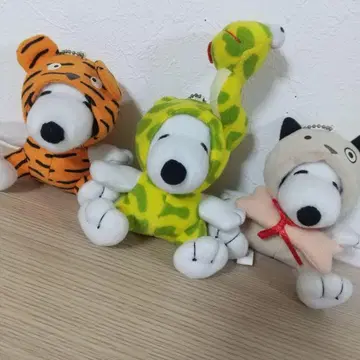 스누피 마스코트 띠 봉제인형 키링