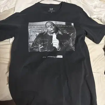 GAP The Notorious B.I.G. 티셔츠 블랙