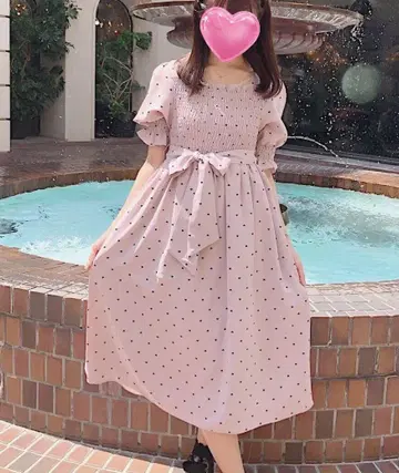 evelyn 하트 롱 원피스