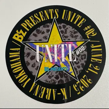 B'z UNITE 2 6/21 회장 한정판 구매 혜택 스티커