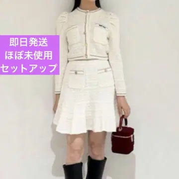 릴리 브라운 마리콴트 콜라보 트위드 셋업