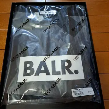 [박스 포함] BALR. 볼러 남성용 티셔츠 새상품 블랙 L