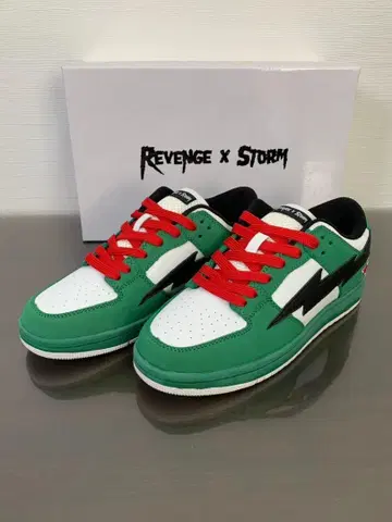 [REVENGE STORM] 로우컷 스니커즈 5 그린