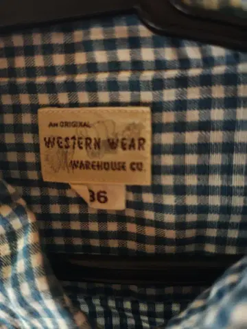 ware house 웨어하우스 깅엄 체크 셔츠