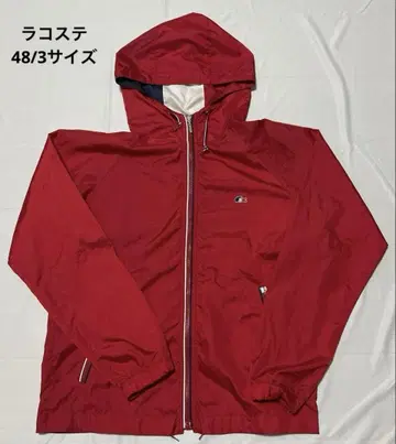 LACOSTE 라코스테 빨간색 마운틴 후드티 레어 컬러