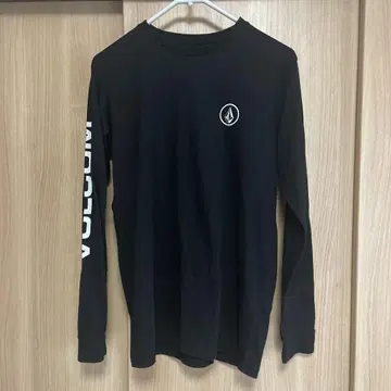 중고 VOLCOM 긴팔 T셔츠 L 사이즈 블랙