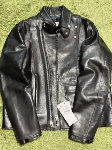 사이즈 1 25aw sacai black 가죽 자켓 leather