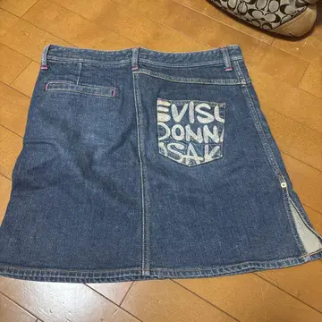 EVISU 데님 스커트 사이즈 28
