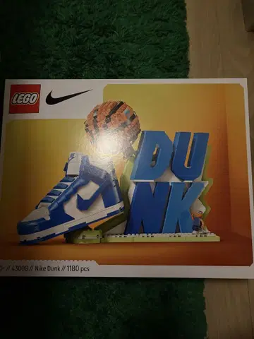 Nike Dunk x LEGO 세트 덩크 나이키 레고 나이키 블록