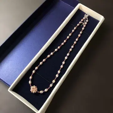 [ 오늘의 SALE ] 핑크와 퍼플의 펄 목걸이