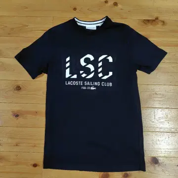 LACOSTE LSC T셔츠 블랙 REGULAR FIT