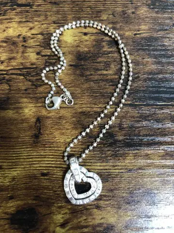 폴리 폴리 하트 목걸이 실버 925 / 12g