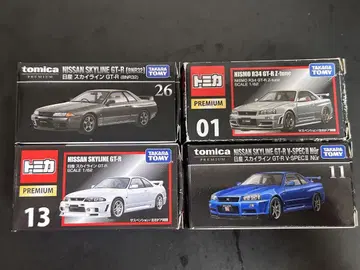토미카 토미카 프리미엄 스카이라인 GTR 4대 세트