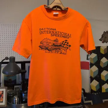 레어 USA 제작 [ DAYTONA NASCAR ] 티셔츠 Anvil 택