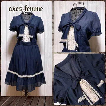 axes femme 원피스 헤이세이 갸루 y2k 히메 걸리시 모리걸