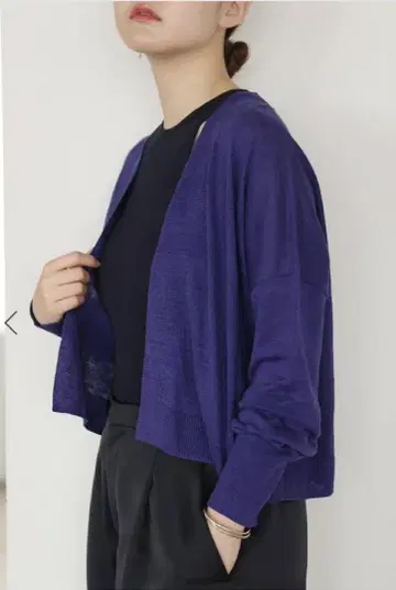 IENA 프렌치 린넨 가디건